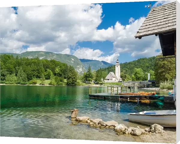 Church of St John the Baptist, Bohinj Lake, Slovenia
