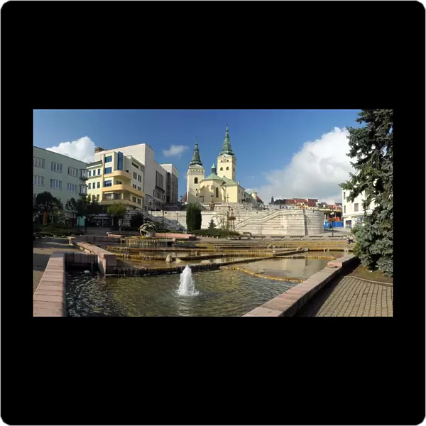 Zilina. zilina, church, slovak, slovakia, panorama