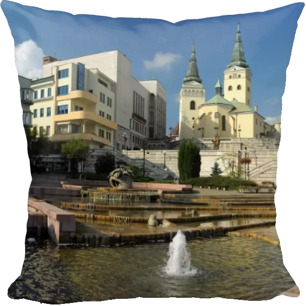 Zilina. zilina, church, slovak, slovakia, panorama