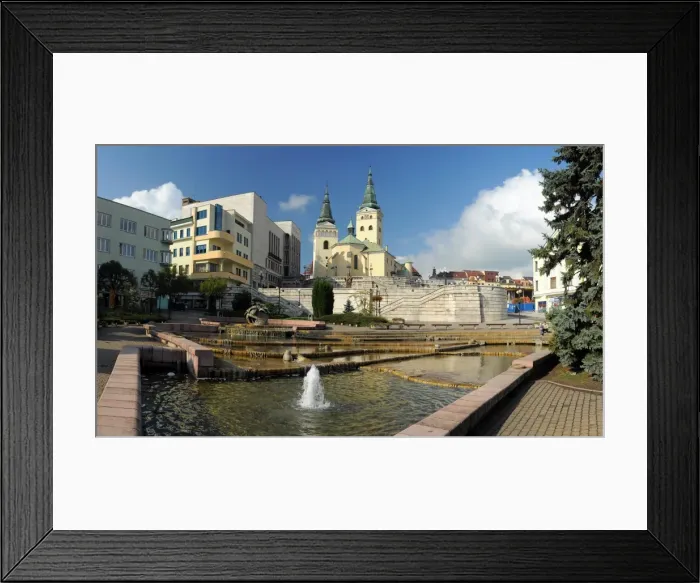 Framed Print : Zilina. zilina, church, slovak, slovakia, panorama Framed Print : Zilina. zilina, church, slovak, slovakia, panorama