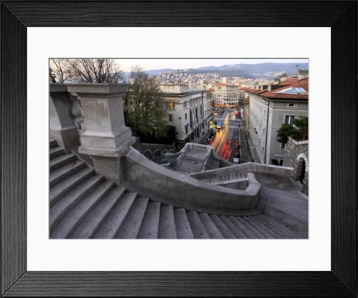 Framed Print : urban scape in Trieste Framed Print : urban scape in Trieste