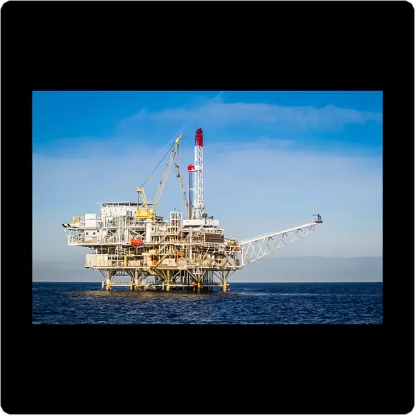 Oil Rig. oil, rig, Ventura, California, pacific