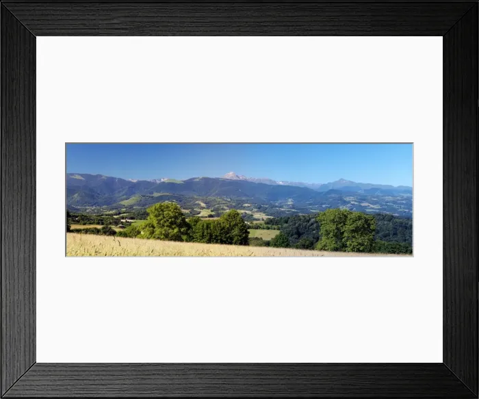 Framed Print : Panorama des Pyrnes Framed Print : Panorama des Pyrnes