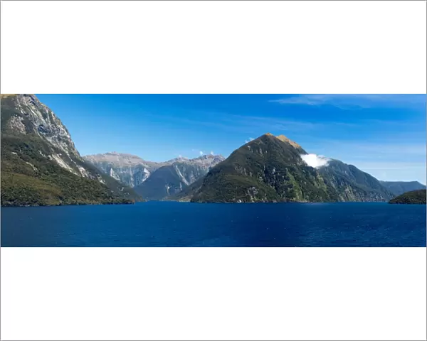 Fjord of Doubtful Sound in New Zealand