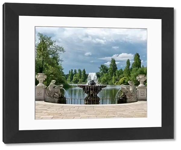 The Italian Gardens at Hyde Park in London