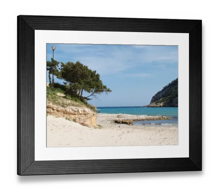 Framed Print : Cala Llonga beach Ibiza Framed Print : Cala Llonga beach Ibiza