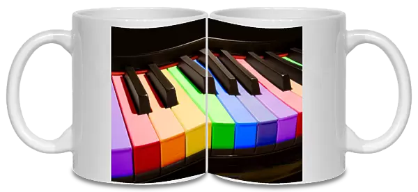the rainbow piano