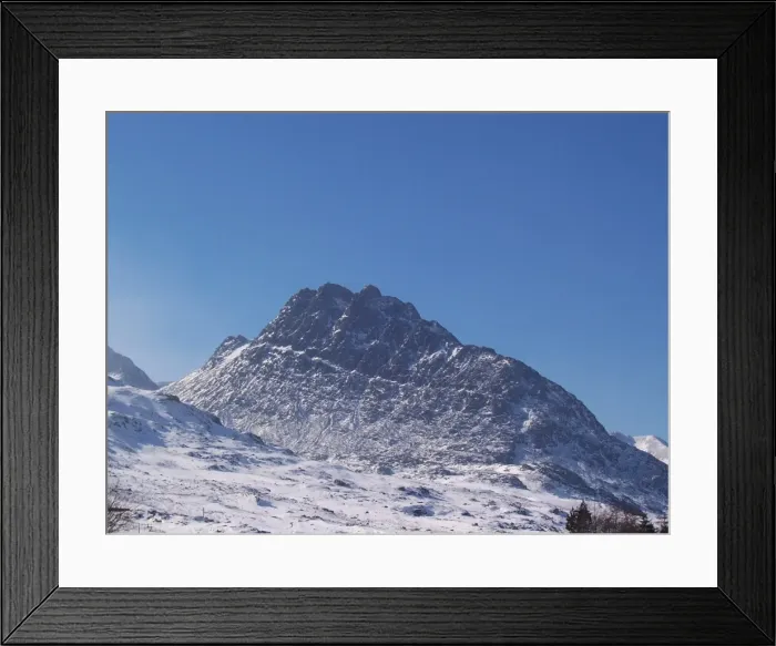 Framed Print : white tryfan Framed Print : white tryfan
