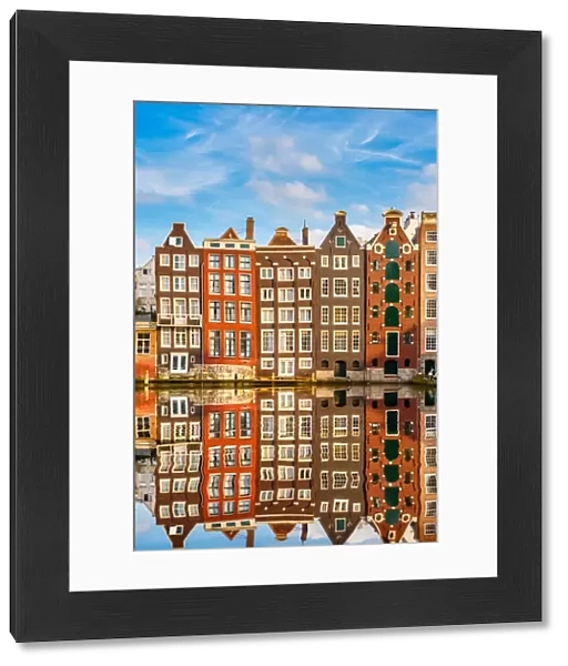 Traditional dutch buildings, Amsterdam