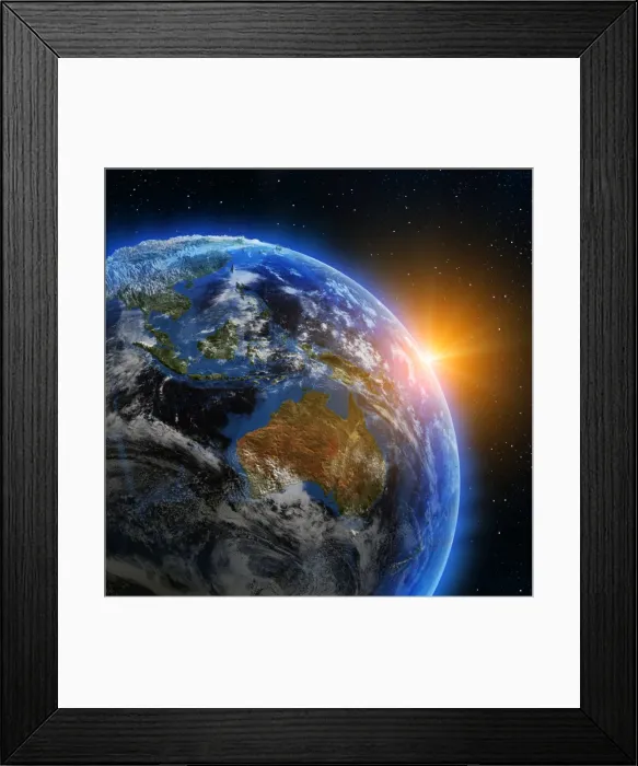 Framed Print : Australia sunrise Framed Print : Australia sunrise