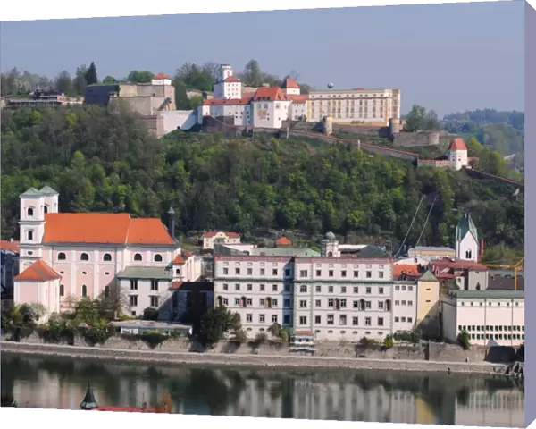 Passau. passau, veste oberhaus, festung, schaiblingsturm