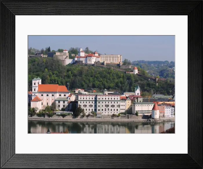 Framed Print : Passau. passau, veste oberhaus, festung, schaiblingsturm Framed Print : Passau. passau, veste oberhaus, festung, schaiblingsturm