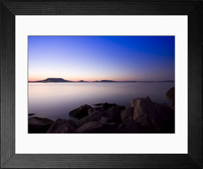 Framed Print : Sunset lake Framed Print : Sunset lake