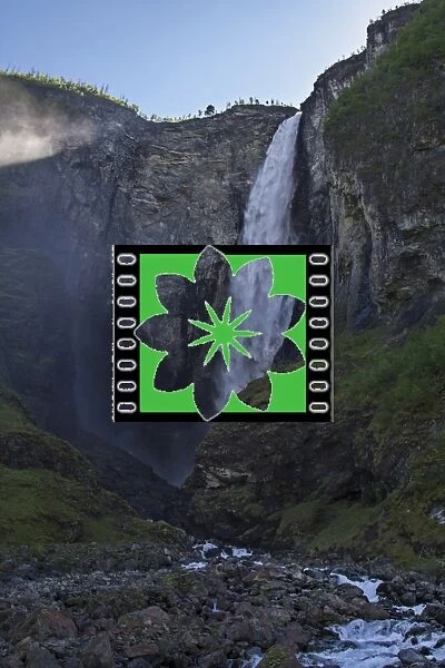 Vettisfossen ist Norwegens und Nordeuropas hochster unregulierter Wasserfall