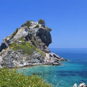 Agios Ioannis chapel at Skopelos island in Greece Agios Ioannis chapel at Skopelos island in Greece