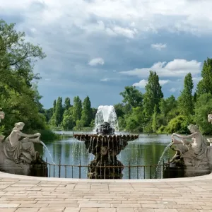 The Italian Gardens at Hyde Park in London The Italian Gardens at Hyde Park in London