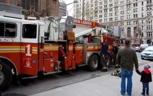 Light Prints: new york fire department at work