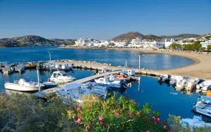 port parikia paros island cyclades greece